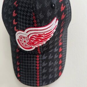 Black and Red Winged Logo Cap